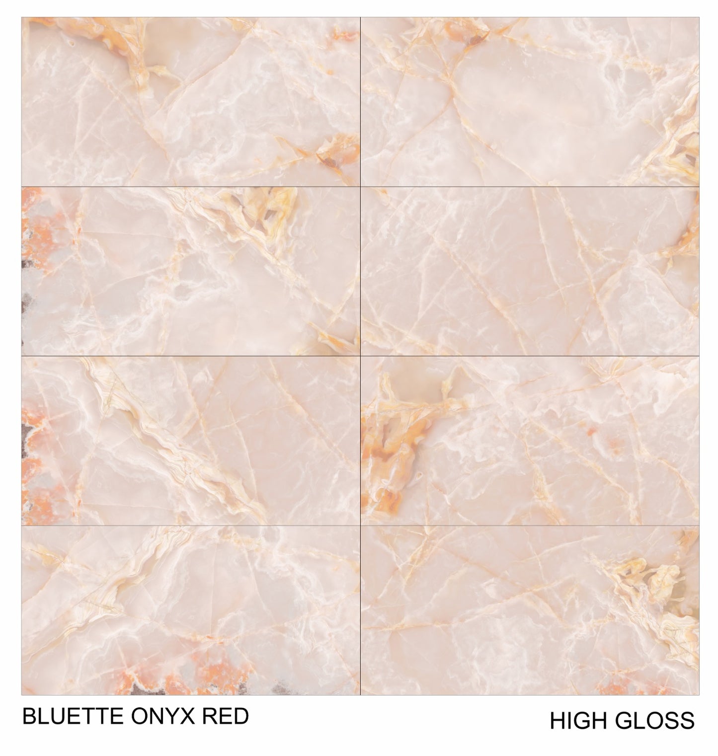 CARRELAGE LUXE EFFET MARBRE BLUETTA ONYX RED