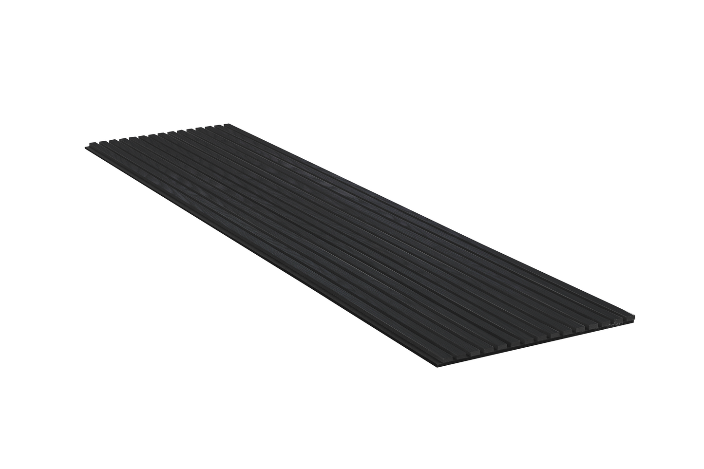 PANNEAUX ACOUSTIQUE CHÊNE TEINTE NOIR 60x240cm