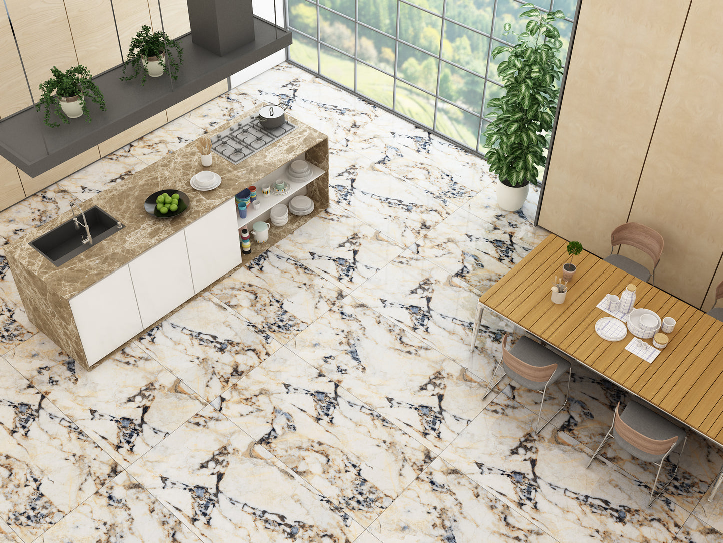 CARRELAGE LUXE EFFET MARBRE TORONTO MARBRE